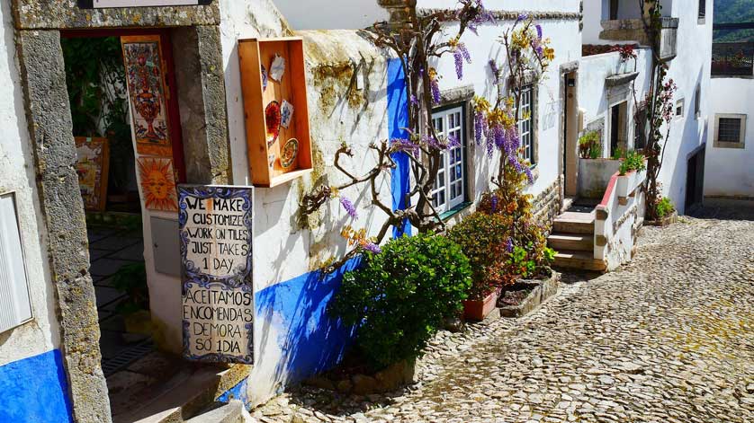 Souvenir shop, Obidos, Portugal.