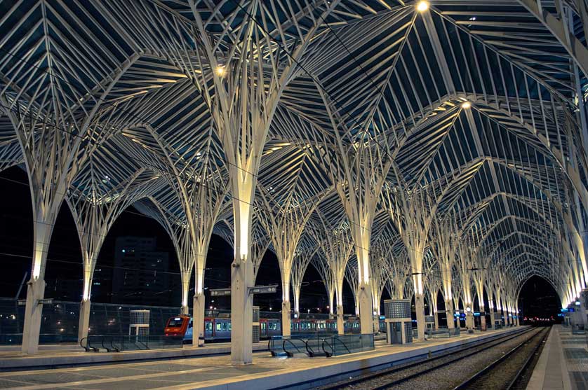 Gare do Oriente, Lisbon, Portugal.