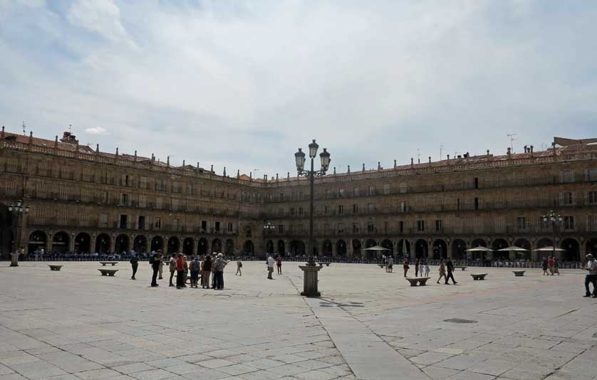 The square on a hot August afternoon.