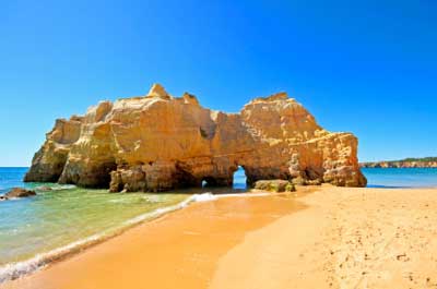 Praia da Rocha, Portugal.