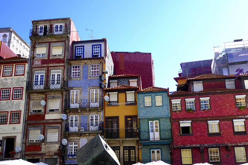 Ribeira district of colorful houses, Porto.