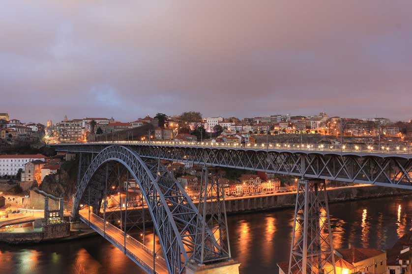 Porto by night.