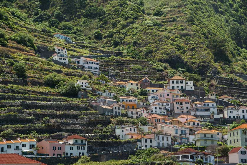 Traditional thatched cottage, Santana, Madeira, Portugal.