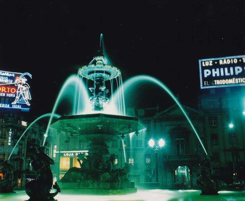 Image of Portugal, Rossio Square Fountain, Lisbon.
