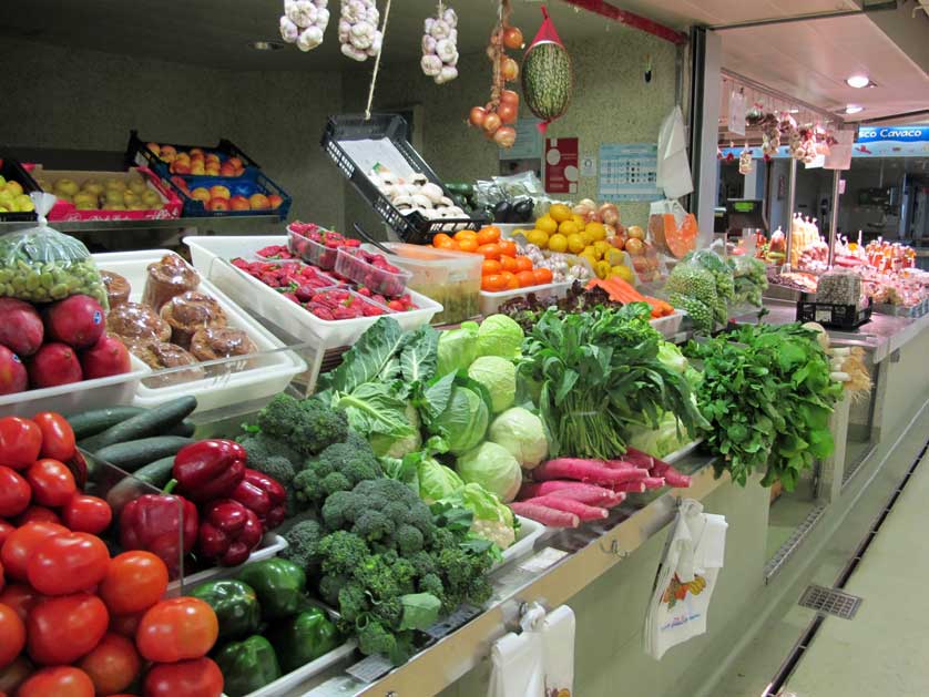 Portuguese food market.