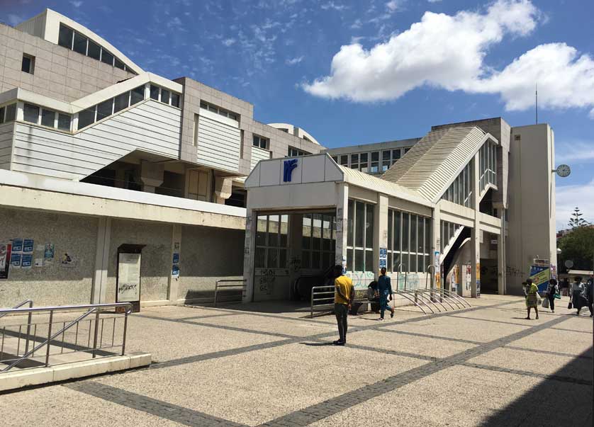 Entrance to the station.