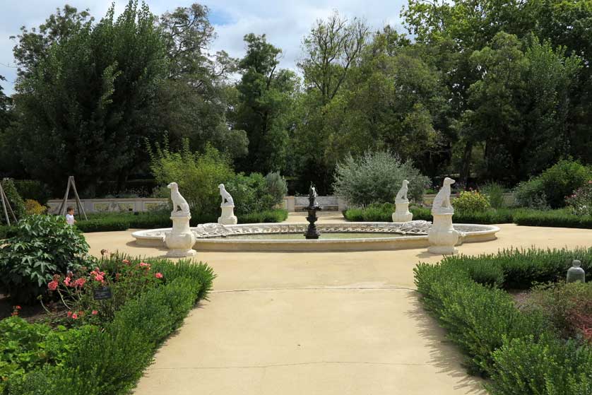 Part of the Botanical Garden at the palace.