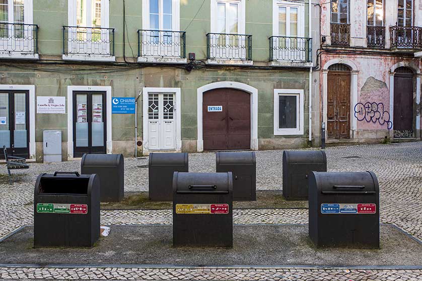 Ecoponto in Portugal.