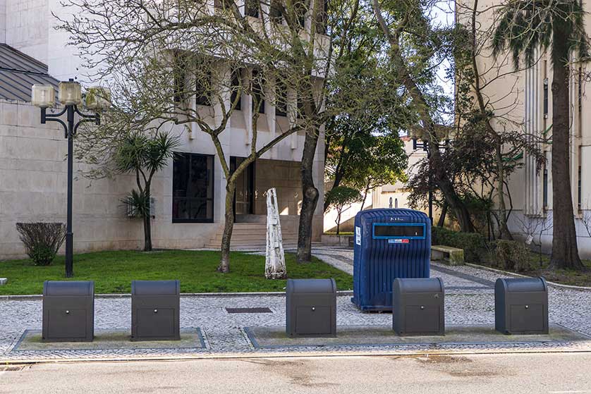 Recycling in Portugal.