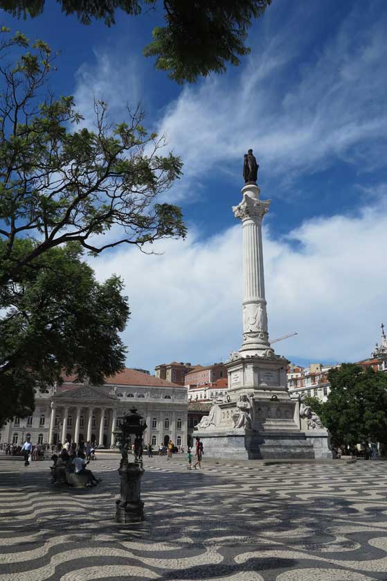 Statue of Pedro IV, Rossio, Lisbon.