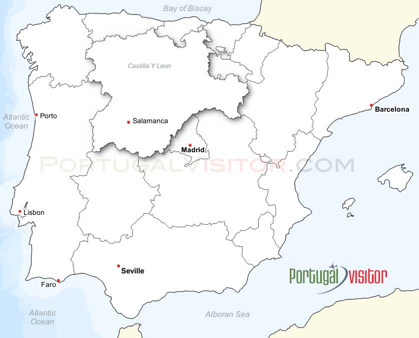 Salamanca map.