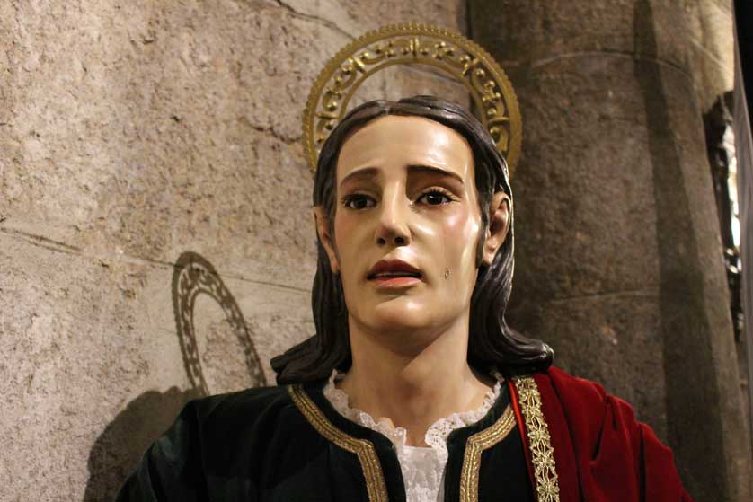 Statue in the church.