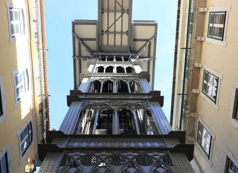 Elevador de Santa Justa, Lisbon, Portugal.