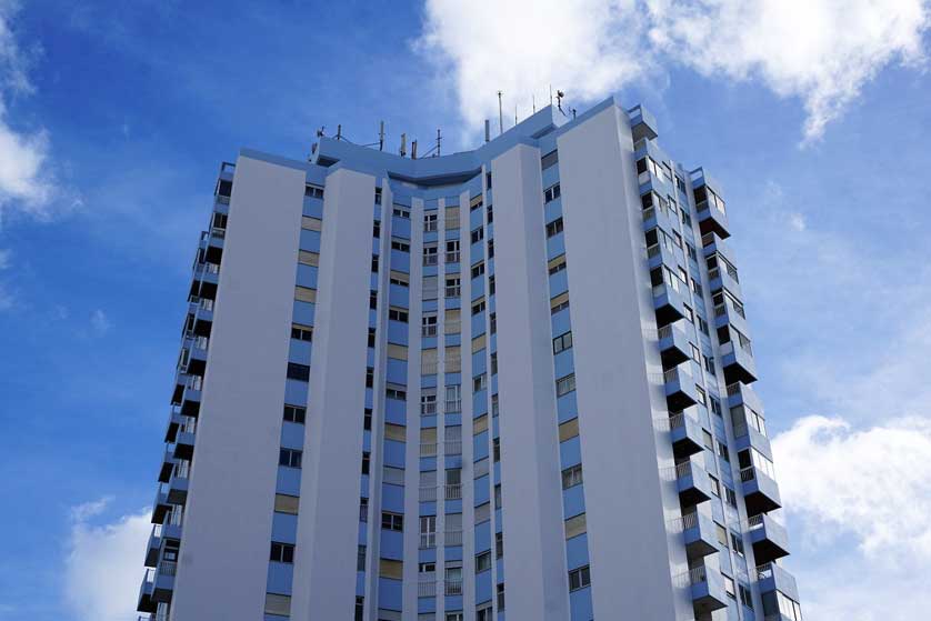 High-rise building in Ponta Delgada.