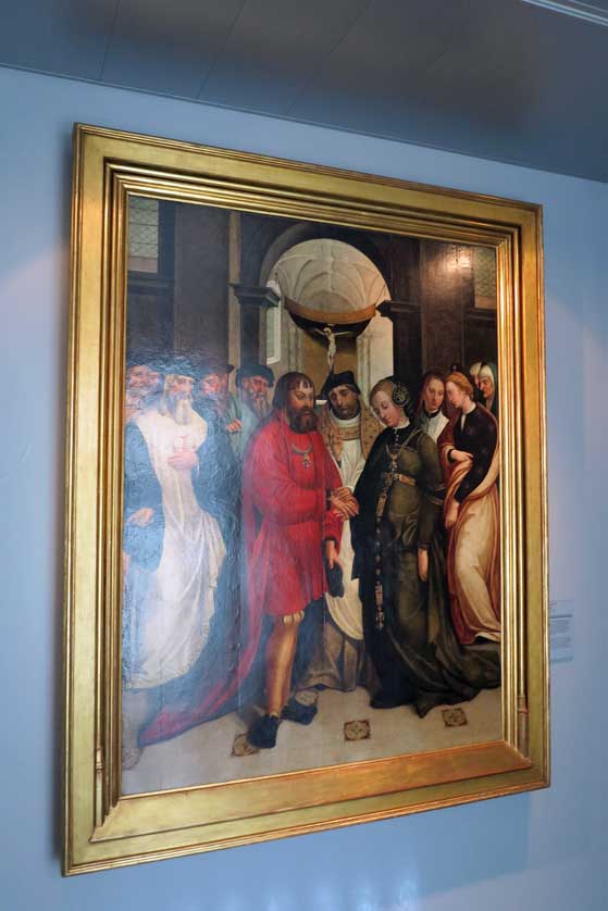 Wedding of St Alexis, Garcia Fernandes, 1541, oil on wood.