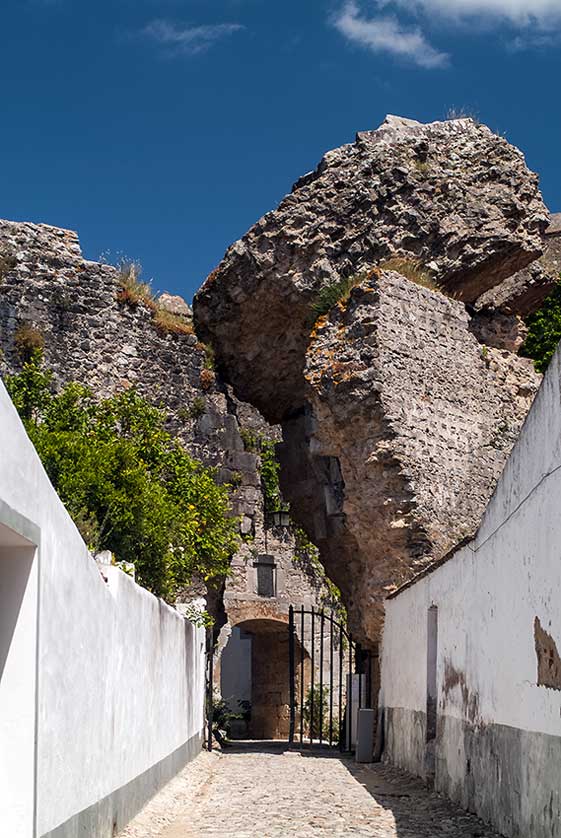 Serpa city walls, Alentejo, Portugal.