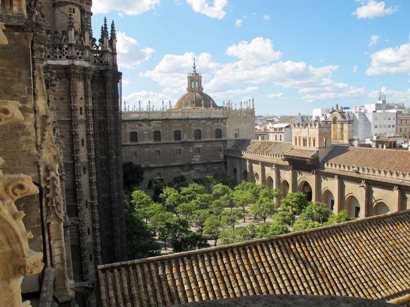 View of Sevilla Cathedral from the Giralda.