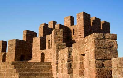 Silves Castelo, Algarve, Portugal.