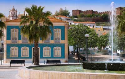 The tranquil streets of Silves, Algarve, Portugal.