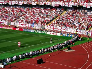 Coimbra stadium, Portugal.
