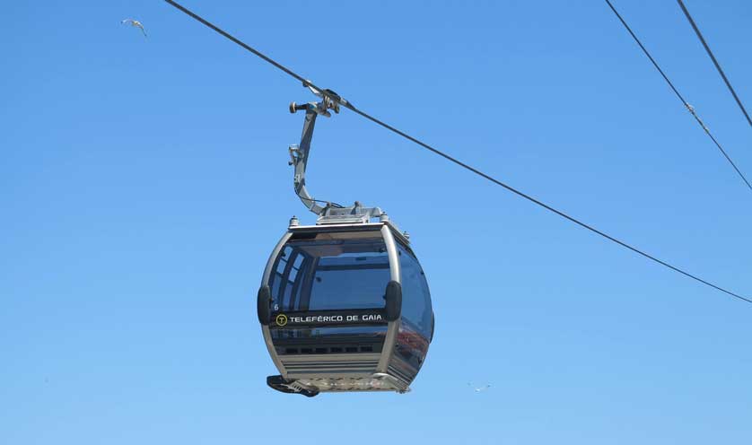 Teleferico de Gaia cable car Vila Nova de Gaia, Portugal.