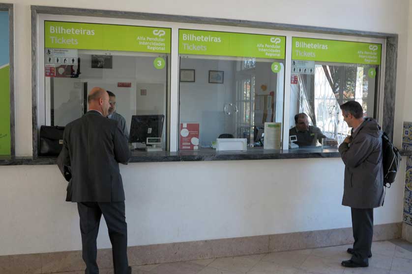 Ticket Office at Tomar Station, Portugal.