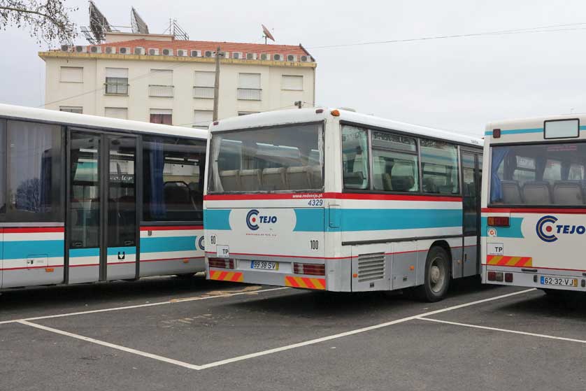 Rodotejo - Rodovi&aacute;ria do Tejo buses at Tomar Bus Station.