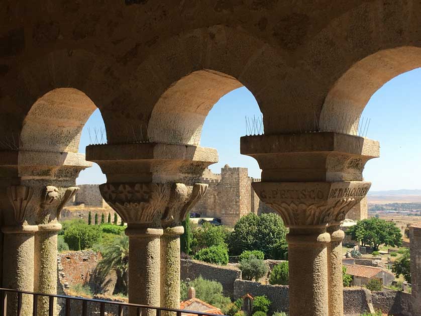 A view of the Alcazaba, Trujillo, Spain.
