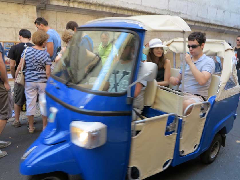 Tuk-tuk in Lisbon, Portugal.