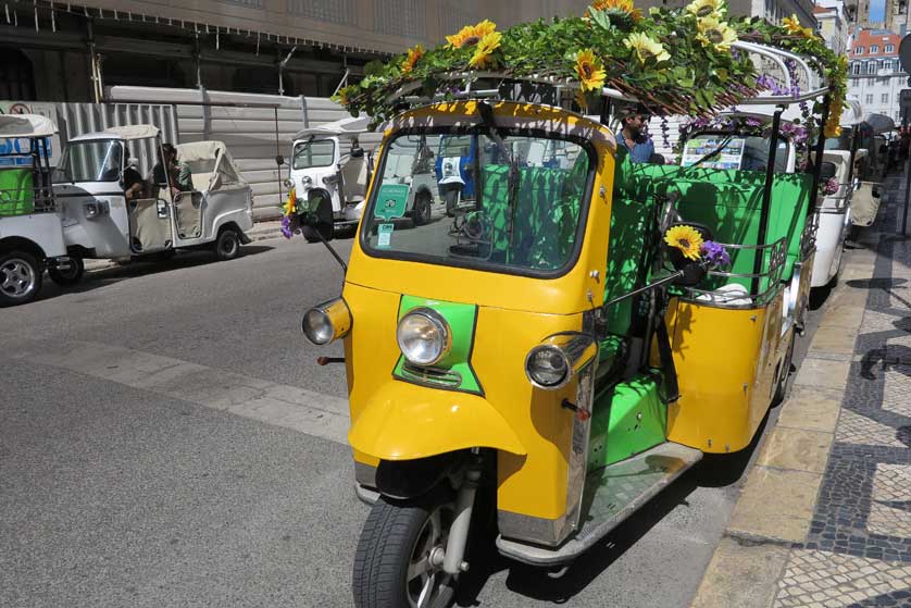 Tuk-tuk in Lisbon, Portugal.