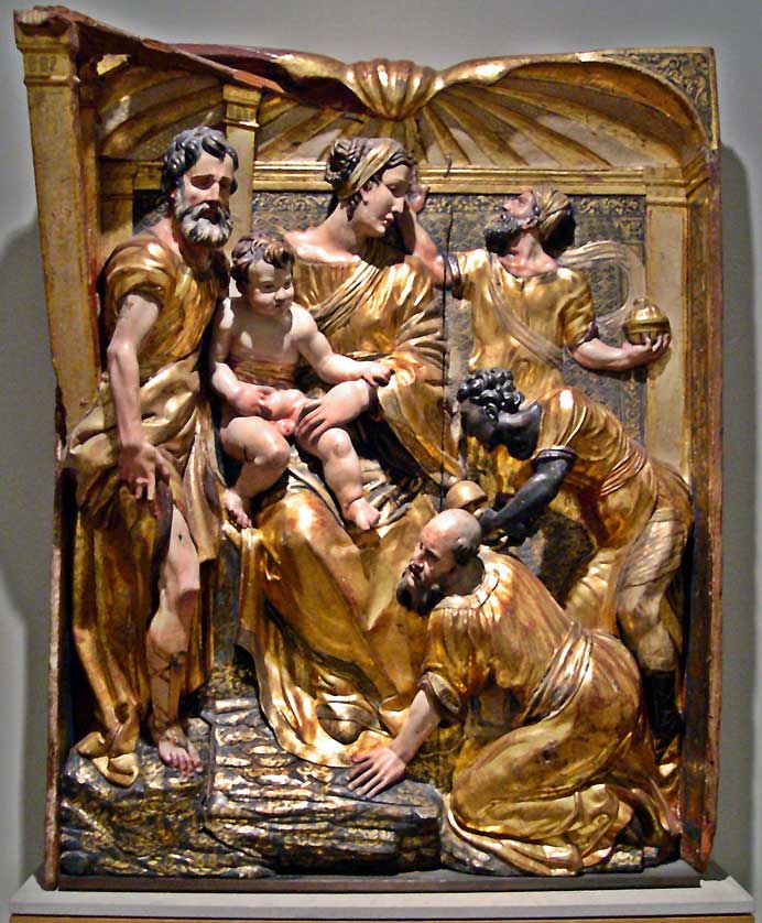 Adoration of the Magi by Alonso Berruguete, Spain.