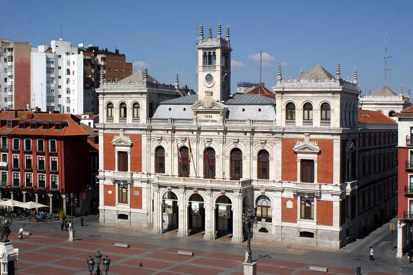 City Hall and Plaza Mayor, Valladolid, Spain, Spain.