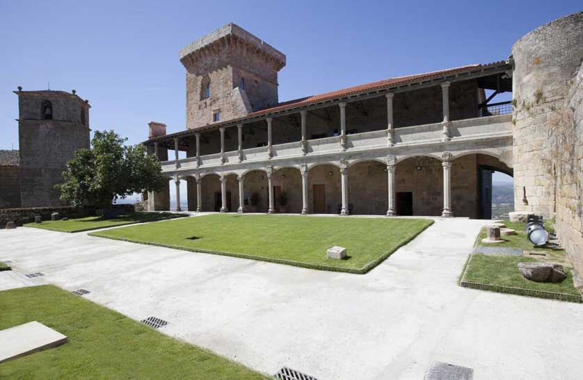 The 4-star Parador Castillo de Monterrei, Galicia, Spain.
