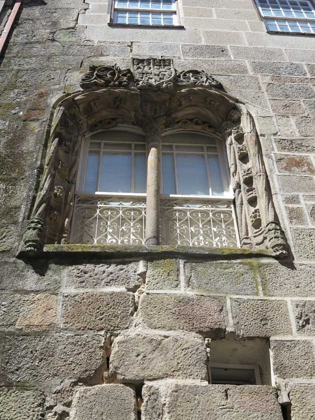 Janelas Manuelinas (Manueline Windows), old Jewish Quarter, Viseu, Portugal.