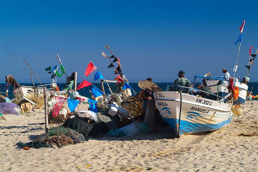 Praia de Monte Gordo, Vila Real de Santo Antonio, Algarve.